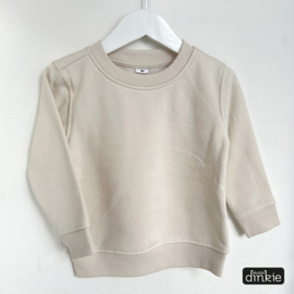 Letter sweater | Beige