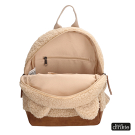 Teddy rugzak met oortjes | beige