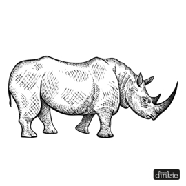 Sticker  |  Neushoorn