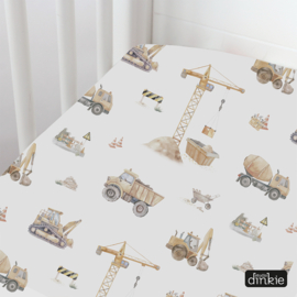Hoeslaken bouwplaats 70 x 140 cm -25%