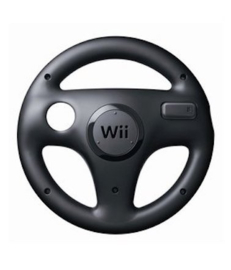 Nintendo Wii Stuur / Wheel zwart Origineel