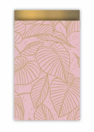 Roze-goud met veren