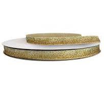 Glitter Velvet lint goud