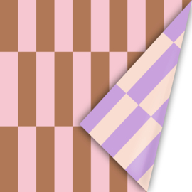 Cadeaupapier Nude/paars