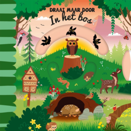 Boek Draai maar door, in het bos