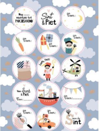 Stickervel Sinterklaas
