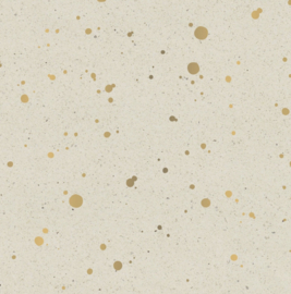 Kraft papier met gouden dots