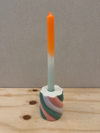 Kandelaar spek met kaars