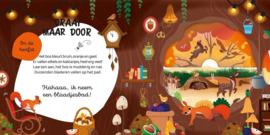 Boek Draai maar door, in het bos