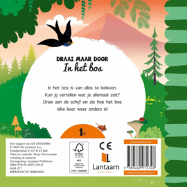 Boek Draai maar door, in het bos