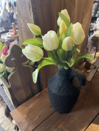 Tulpen 🌷 “fris wit” bos van 7 stuks. Real touch