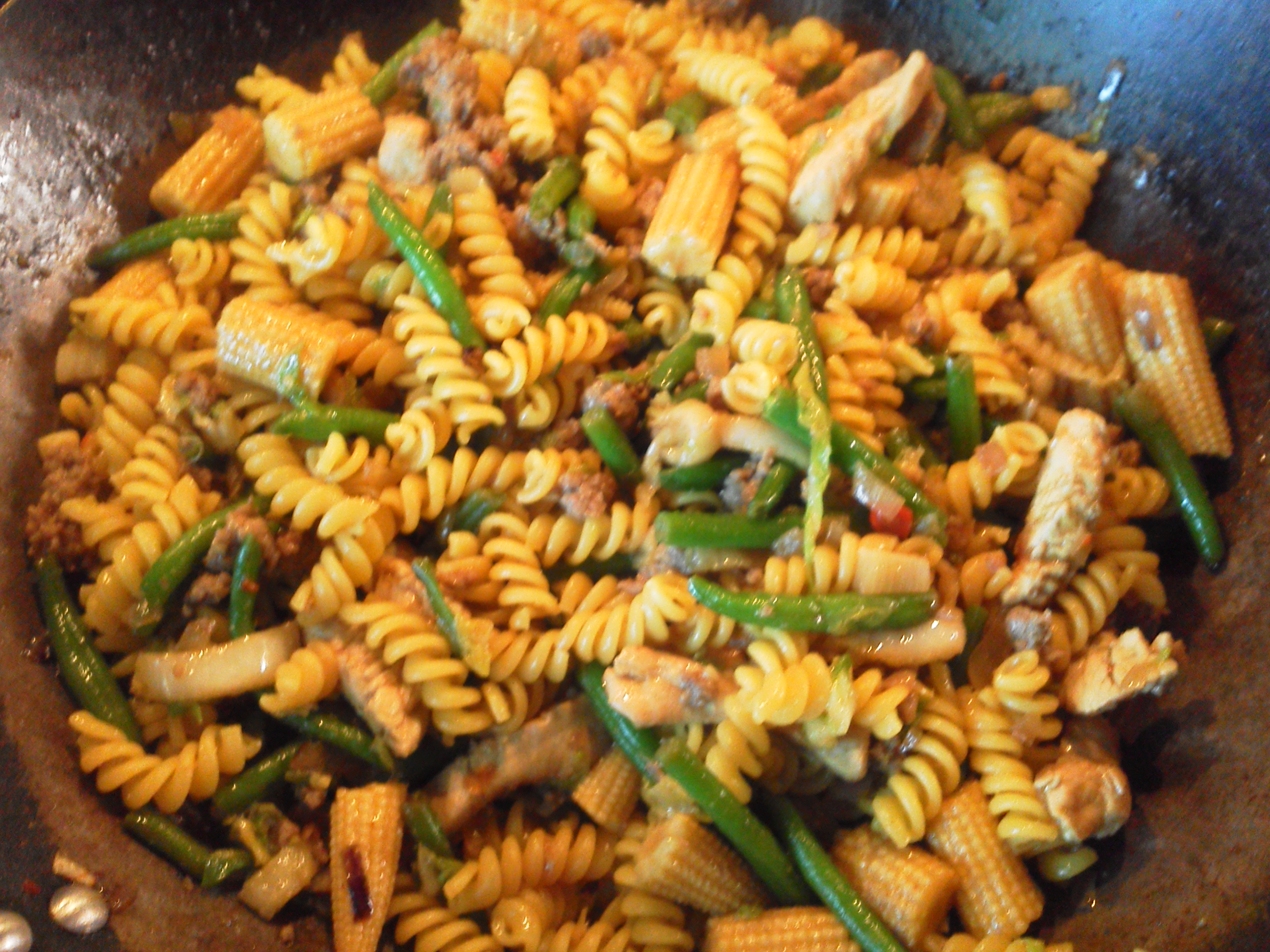 7. Wok schotel met groenten en rijst