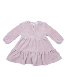 Velours baby jurkje Feline - Roze