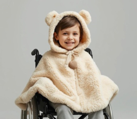 Rolstoelponcho Sjoerd - Wolwit