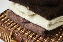 Merino wollen baby vestje Quinn - Rose Brown