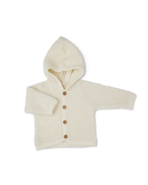 Merino wollen baby vestje Quinn - Off White