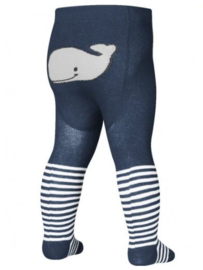 Baby tights whale - Blue