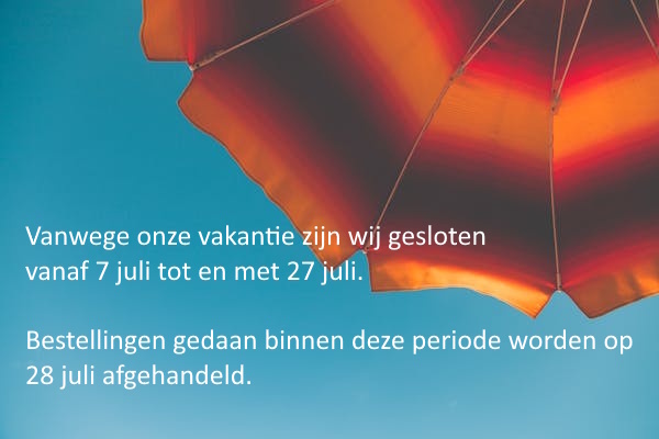 Wij zijn op vakantie