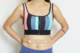 PD Belt/ Riem met CLIPSLUITING-  WIT