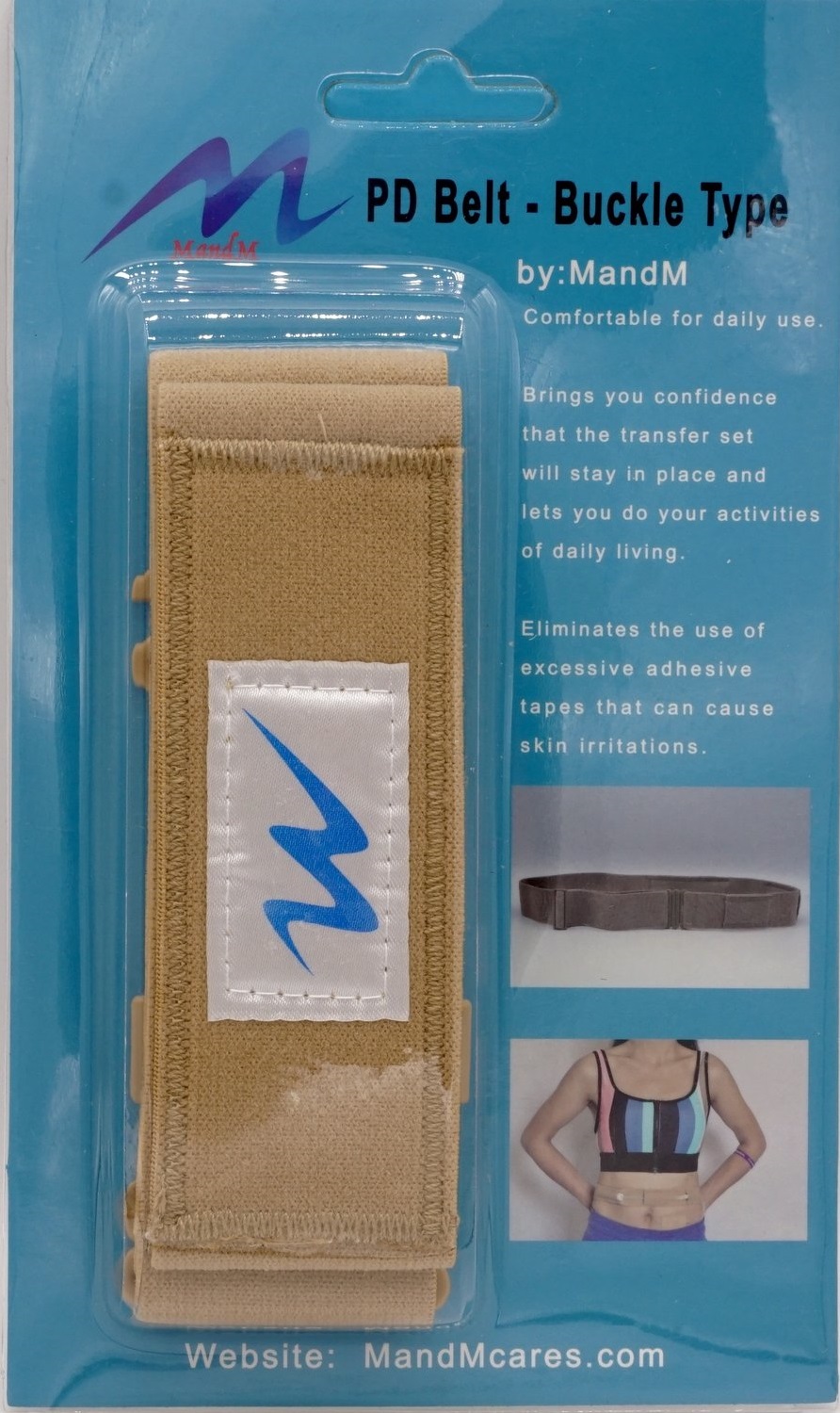 PD Belt/ Riem met CLIPSLUITING- ECRU