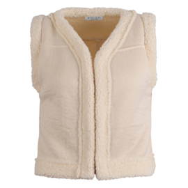 Teddy gilet - ECRU