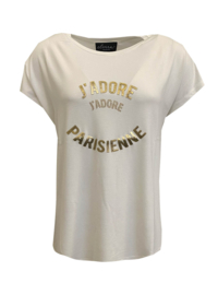 T-shirt Jamy - OFF WHITE - GOLD