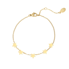 Armband stars - GOUD