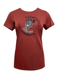 T-shirt Tiger - COGNAC