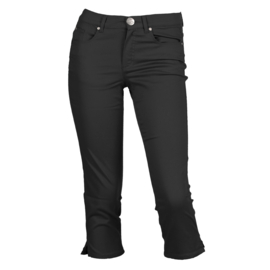 5 pocket broek capri Enjoy  - ZWART