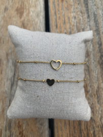 Armband love - GOUD