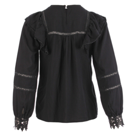 Blouse Enjoy - ZWART