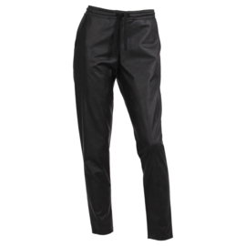 Broek leatherlook - ZWART