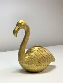 HV Candle Holder Flamingo - GOUD