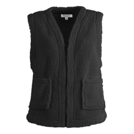 Gilet Teddy - ZWART