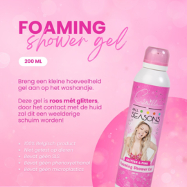 Foaming Shower Gel Camille x 4allseasons Pink & Glitter 200ml