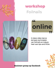 Online workshop 'Nail Foils'