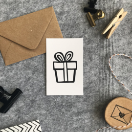 Cadeautje! | Mini-kaart | 85x55mm