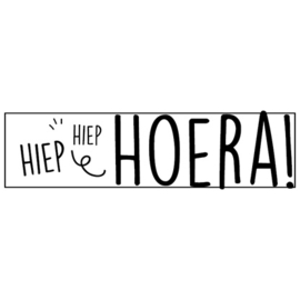 Sticker | Hiep Hiep Hoera! | 220x850mm |  1 sticker