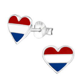 Hart Nederland | 925 Sterling Zilver | Kinderoorbellen