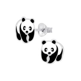 Pandabeer symbool WWF | 925 Sterling Zilver | Kinderoorbellen