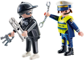 Politieman en inbreker  - 71804