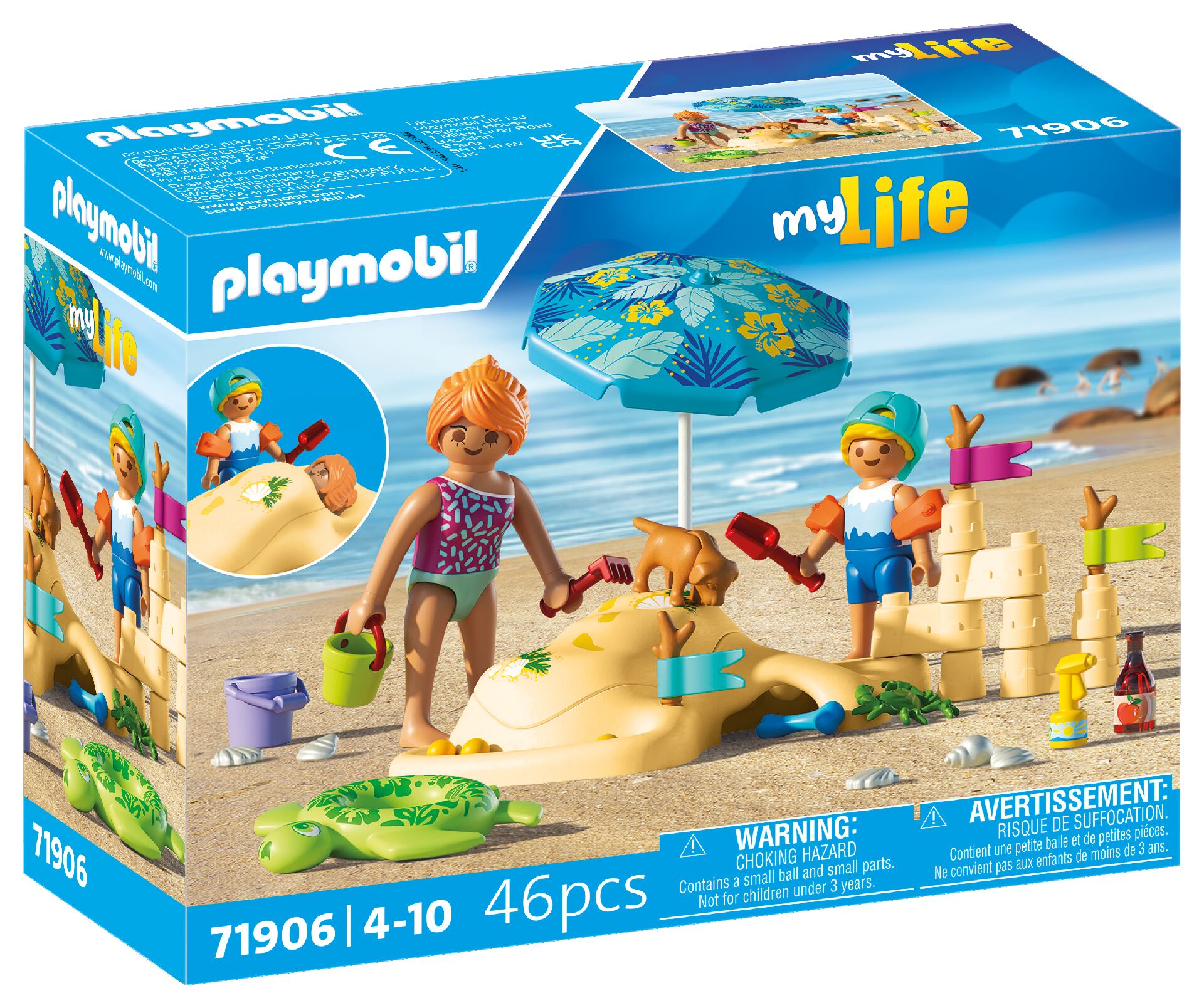 Familieplezier op het strand - 71906