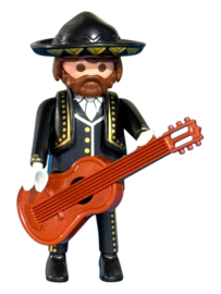 Día de Muertos : Man met spaanse gitaar