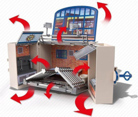 Speelbox "Politiestation" / Coffre "Poste de police" -5421