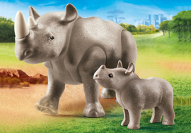 Neushoorn met baby - 70357