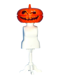 hoed oranje pompoen haloween