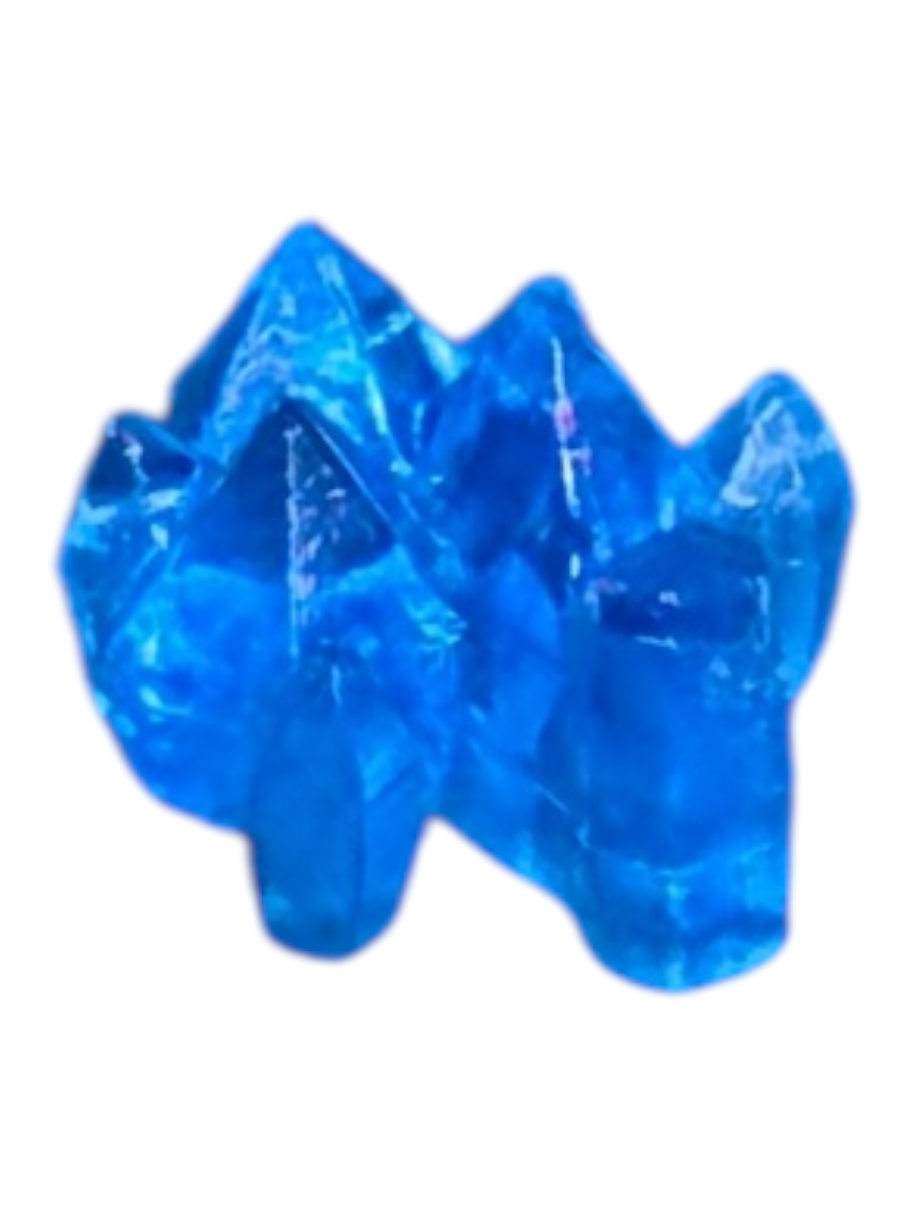 diamant klein met handvat licht blauw