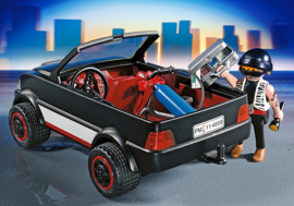 Brandkastkraker met vluchtauto - 4059