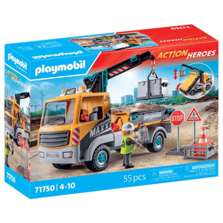 Vrachtwagen met kraan  - 71750