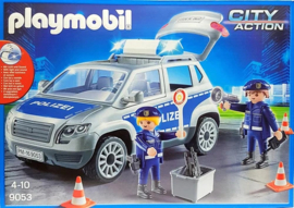 City Action Politie terreinwagen met licht en geluid - 9053